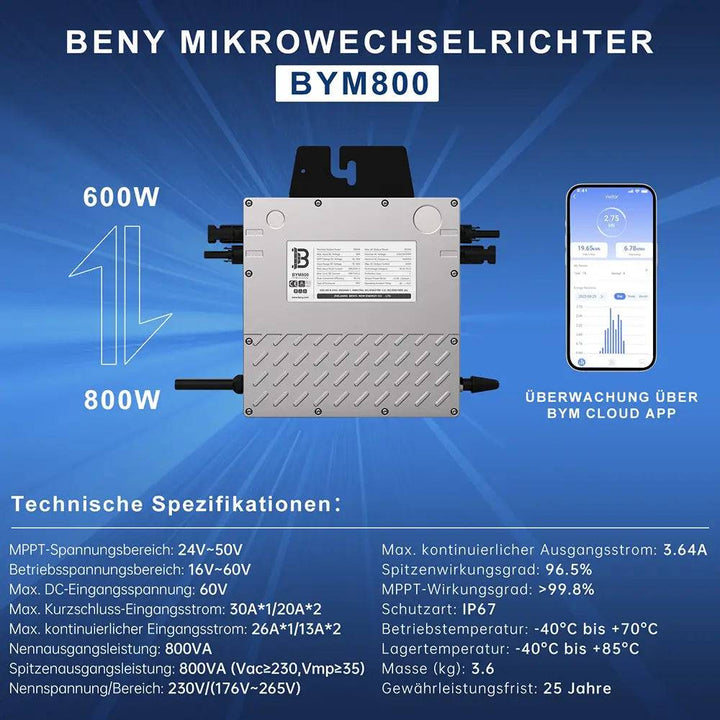 600w-800w Mikrowechselrichter - benyshop
